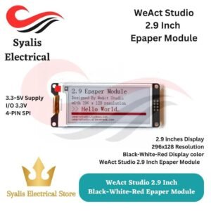 WeAct Studio 2.9 Inch Black-White-Red, Black-White Epaper Module Epaper Display [Syalis]