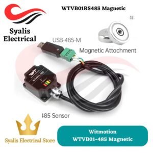 Witmotion WTVB01-485 Arduino Vibration Sensor 3 axis Modbus Vibration Analyzer (Vibration Acceleration/Speed) for PLC & Python [Syalis]