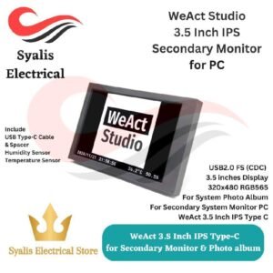 WeAct 3.5 Inch IPS Type C for Secondary System Monitor PC & System Photo album [Syalis]