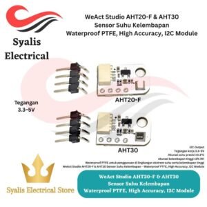 WeAct Studio AHT20-F & AHT30 Sensor Suhu Kelembapan – Waterproof PTFE, High Accuracy, I2C Module [Syalis]