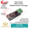 WeAct Studio USB to CANFD – Modul CANBUS Analyzer & Debugger Kompatibel SLCAN & Cangaroo (Modul Saja / + Kabel) [Syalis]