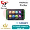 Nextion 2.8 inch Unofficial TJC display Resistif TJC3224T128_011R_A01 Capasitif TJC3224T128_011C_A01 [Syalis]