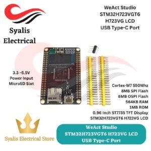 WeAct Studio STM32H723VGT6 H723VG LCD STM32 0.96 Inch LCD TFT ST7735 ARM Cortex-M7 564KB RAM 1MB ROM USB Type-C Port
