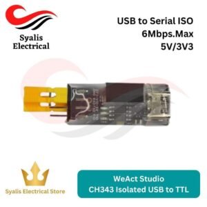 WeAct Studio CH343 Isolated USB-to-TTL UART Downloader [Syalis]