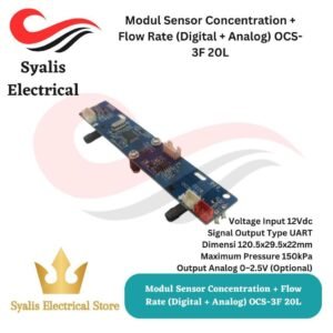Modul Sensor Concentration + Flow Rate (Digital + Analog) OCS-3F 20L [Syalis]