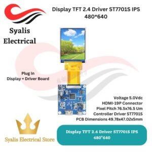 Display TFT 2.4 Driver ST7701S IPS 480*640 [Syalis]