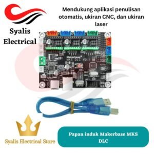 Papan induk Makerbase MKS DLC mendukung mesin tulis, ukiran CNC, dan ukiran laser GRBL.