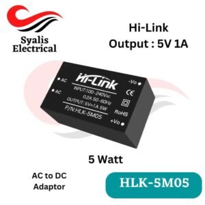 HLK 5M05 adaptor 5V 1A Hi Link 5W AC to DC [Syalis]