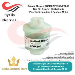 Sensor Oksigen OOM202 PB760/PB840 ? Tiga Pin Oksigen Elektrokimia Pengganti Hamilton & Raphael M-04 [Syalis]