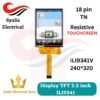 Display TN TFT 3.2 driver ILI9341 Resistif resistive Touchscreen layar sentuh 240*320 [Syalis]