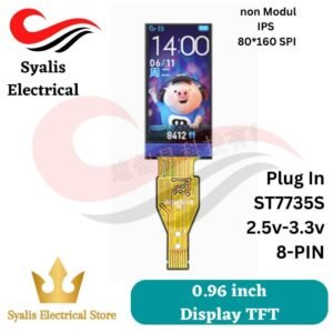 Display TFT 0.96 driver ST7735S SPI Welding Plug In panel IPS 80*160 [Syalis]