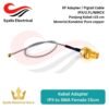 Kabel Adapter IPX U.FL MMCX to SMA Female RF Pigtail 15cm Gold Plated XC-IPX-SMA-15 [Syalis]