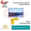 TFT Display Module 4.3 inch 40-pin tipe TN 480×272 pixel Kecerahan 500 nits panel warna RGB dan kecerahan tinggi [Syalis]
