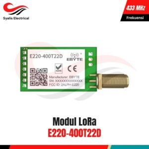 Modul LoRa E220-400T22D LLCC68 UART 433MHz Wireless Serial Transceiver Long Range [Syalis]