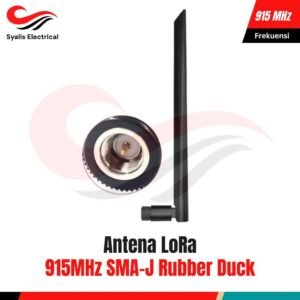 Antena LoRa 915MHz SMA-J Rubber Duck High Gain untuk Modul RF & Wireless UART [Syalis]