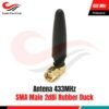 Antena 433MHz SMA Male 2dBi 67mm Rubber Duck High Gain Wireless RF LoRa [Syalis]