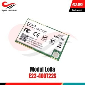 Modul LoRa E22-400T22S SMD 433MHz SX1268 UART TTL IPEX-1 Long Range RF Transceiver [Syalis]
