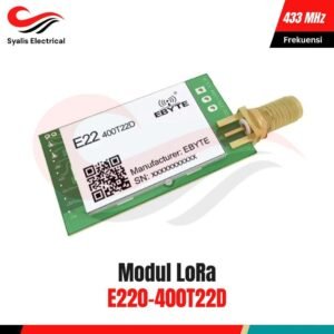 Modul LoRa E22-400T22D 433MHz UART TTL Long Range RF Transceiver SMA-K SX1268 [Syalis]