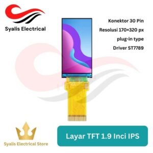 Display TFT 1.9 inch IPS 30 Pin SPI/MCU Color Display Plug In Driver ST7789 170*320 [Syalis]