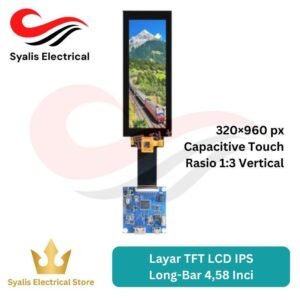 TFT LCD IPS 4.58 Inch Long Bar 320×960 Capacitive Touch + HDMI Driver Board [Syalis]