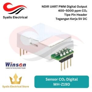 Sensor CO2 Winsen MH-Z19D NDIR UART PWM Digital Output Pin Header [Syalis]