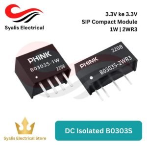 B0303S DC Isolated 1W / 2WR3 Dual supply 3.3V to 3.3V PHiNK [Syalis]