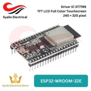 ESP32 Development Board ESP32-WROOM-32E Dual Core WiFi + Bluetooth – Ultra Low Power, Arduino Compatible [Syalis]