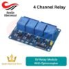 5V Relay Output 4 Channel Module With Optocoupler [Syalis]