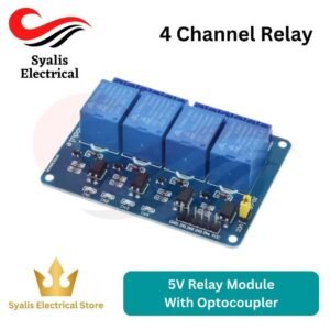 5V Relay Output 4 Channel Module With Optocoupler [Syalis]