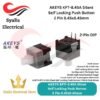 AKEYS KFT-8.45A Silent Self Locking Push Button 2 Pin 8.45 x 8.45mm [Syalis]