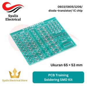 PCB Training Soldering SMD Kit paket 0603 / 0805 / 1206 / dioda–transistor / IC chip [Syalis]
