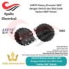 AKEYS Rotary Encoder 360° dengan Switch dan Dial Knob – Varian 360° Rotasi [Syalis]