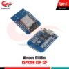Wemos D1 Mini ESP8266 ESP-12F V2 CH340G Board Development WiFi IoT 3.3V Type-C + Pin Header [Syalis]