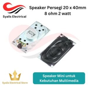 Speaker Persegi 20 x 40mm 8 ohm 2 watt Cocok untuk kebutuhan multimedia seperti laptop [Syalis]