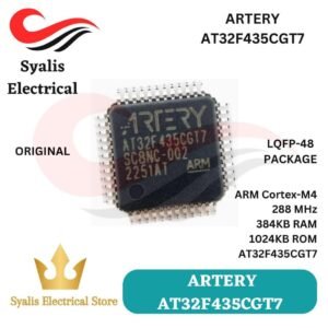 AT32F435CGT7 Microcontroller IC Cortex-M4 288Mhz 1024KB ROM 384KB RAM Pakcage LQFP-48 [syahfi]