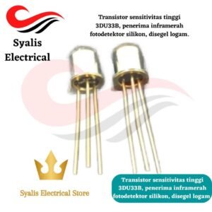Transistor sensitivitas tinggi 3DU33B, penerima inframerah fotodetektor silikon, disegel logam