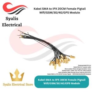 Kabel SMA to IPX 20CM Female Pigtail – Wifi/GSM/3G/4G/GPS Module [Syalis]