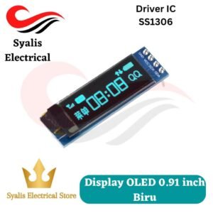 Display OLED 0.91 Biru Blue I2C SS1306 [Syalis]