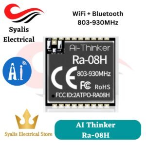 Ai Thinker Ra-08h LoRa module Lorawan Chip RA-08H RA-08 ASR6601 803-930MHz SX1262 - RA-08H [Syalis]