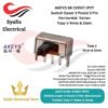 AKEYS SK-12D07 1P2T Switch Geser 2 Posisi 3 Pin Horizontal – Varian Tuas V 4mm & 2mm [Syalis]