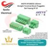 AKEYS KF15EDG 3.81mm Straight Terminal Block Pluggable Set Pasang 2P 3P [Syalis]