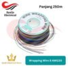 Kabel Wrapping Wire 8 Warna Kawat 30AWG, Kawat Isolasi B-30-1000 UL1423, 0.25 mm, Tinned Copper Solid [Syalis]