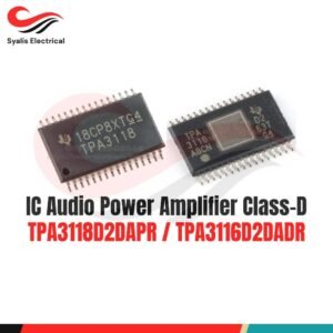 IC Audio Power Amplifier Class-D TPA3118D2DAPR 30W Stereo  60W Mono,  TPA3116D2DADR 50W Stereo  100W Mono HTSSOP-32 2-Channel [Syalis]