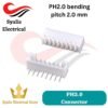 PH2.0 connector konektor 2.0 mm pitch connector straight pin bent pin soket plastic shell plug reed terminal [Syalis]