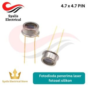 Fotodioda penerima laser fotosel silikon 4.7 * 4.7PIN tabung penerima fotodioda