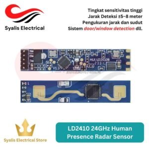 Modul Sensor LD2410 Deteksi Manusia 24GHz Human Presence Radar Sensor Module Distance & Angle Detection Smart Motion Sensor [Syalis]