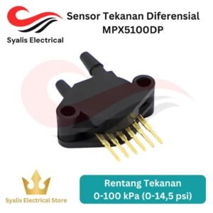Sensor Tekanan Udara Diferensial MPX MPX51 MPX5100 MPX5100DP – Pressure Sensor 0–100 kPa Analog Output [Syalis]