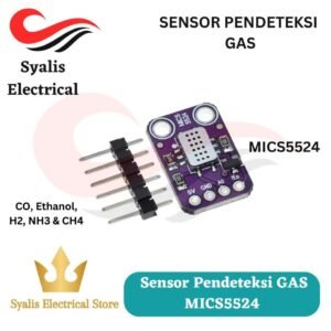 MICS5524 Sensor Pendeteksi GAS CO, Ethanol, H2, NH3 & CH4 [Syalis]