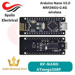 RF-Nano for Arduino Nano V3.0, Micro USB Nano Board ATmega328P QFN32 5V 16M CH340, Integrate NRF24l01+2.4G wireless [Syalis]