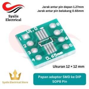 PCB Board SOP8 Papan adaptor SMD ke DIP Pin Adapter universal breakout board [Syalis]